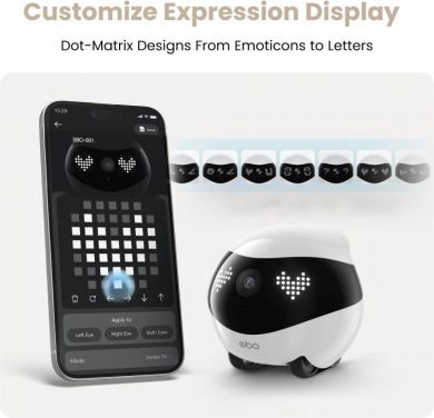  Enabot | Companion Robot | EBO AIR 2 | Compact | Maximum Memory Support 256G EBO AIR 2