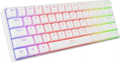 Genesis Genesis | THOR 660 G2 | Gaming Keyboard | Wireless/Wired | US | RGB | White | 2.4GHz, Bluetooth, USB-C | Linear NKG-1917