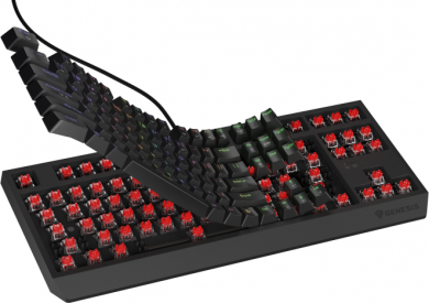 Genesis Genesis | THOR 230 TKL | Mechanical Gaming Keyboard | Wired | US | RGB | Black | USB-A | Linear NKG-2077