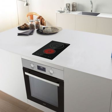 CATA CATA Hob | TD 3002 BK | Vitroceramic | Number of burners/cooking zones 2 | Touch | Timer | Black 08060405