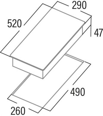 CATA CATA Hob | TD 3002 BK | Vitroceramic | Number of burners/cooking zones 2 | Touch | Timer | Black 08060405