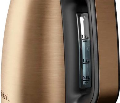 Tefal TEFAL Coppertinto Kettle | KI280G10 | Electric | 2400 W | 1.7 L | Stainless steel | 360&deg; rotational base | Copper/Black KI280G10