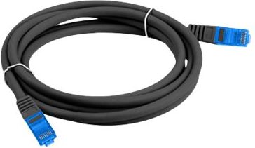 Lanberg Lanberg | Patchcord Cat.6A S/FTP LSZH CCA Black Fluke Passed | PCF6A-10CC-0050-BK | 0.5 m | Black PCF6A-10CC-0050-BK