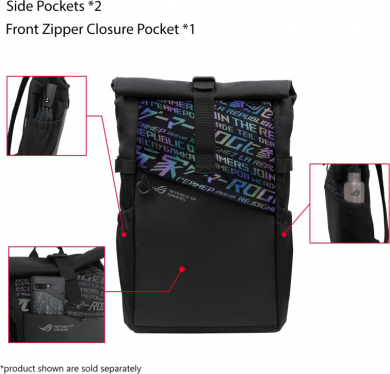 Asus Asus BP4701 ROG BACKPACK/15_17 | Asus BP4701 | Notebook carrying backpack | Fits up to size 17 " | Backpack | Black 90XB06S0-BBP020