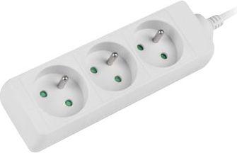Lanberg Lanberg Cable Power Strip 3M 3X French Outlets Quality-Grade Copper | PS0-03E-0300-W PS0-03E-0300-W