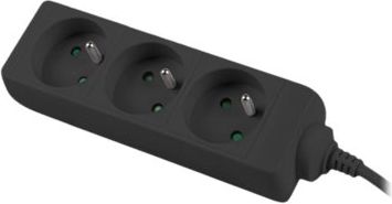 Lanberg Lanberg Cable Power Strip, 3X French Outlets Quality-Grade Copper, 1.5 m | PS0-03E-0150-BK PS0-03E-0150-BK