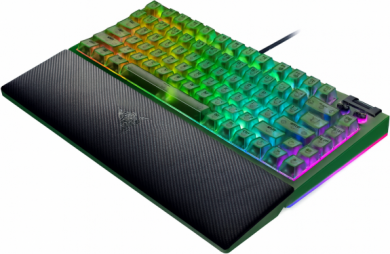 Razer Razer | BlackWidow V4 75% | Mechanical Gaming Keyboard | Wired | US | Chroma RGB | Phantom Green Edition | Mechanical Switches RZ03-05003300-R3M1