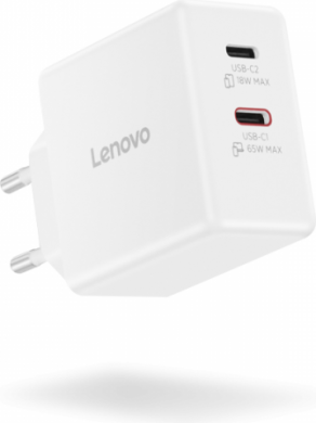 Lenovo Lenovo Dual USB-C 65W GaN Charger | USB-C | 65 W | Charger G0A6065WEU