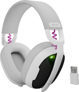 Genesis Fury | Gaming Headset | Fukiya F6 | Bluetooth | Over-Ear | Microphone | Wireless | White NFU-2337