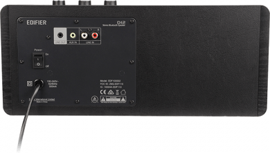 Edifier Edifier Integrated Stereo Speakers | D12 | 70 W | Bluetooth | Black | Wireless connection D12 BLACK