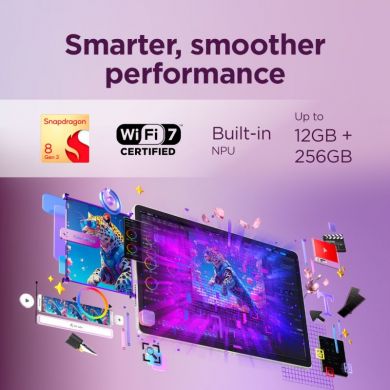 Lenovo Lenovo Yoga Tab Wi-Fi (w/o power adapter) | ZAG60208SE | 11.1 " | Seashell | LTPS | 3200 x 2000 pixels | Qualcomm | Snapdragon 8 Gen 3 Mobile Platform | 12 GB | Soldered LPDDR5x | 256 GB | Wi-Fi | Front camera | 13 MP | Rear camera | 13+2 MP | Blueto ZAG60208SE