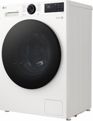 LG LG Washing machine | F2X50S9TWB | Energy efficiency class A | Front loading | Washing capacity 9 kg | 1200 RPM | Depth 48 cm | Width 60 cm | Display | LED | Steam function | Direct drive | Wi-Fi | White F2X50S9TWB