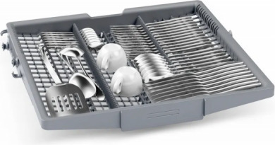 BOSCH Bosch Dishwasher | SMU4HVW72S | Built-in | Width 60 cm | Number of place settings 13 | Number of programs 6 | Energy efficiency class E | Display | White SMU4HVW72S