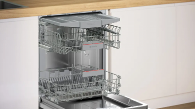 BOSCH Bosch Dishwasher | SMU4HVW72S | Built-in | Width 60 cm | Number of place settings 13 | Number of programs 6 | Energy efficiency class E | Display | White SMU4HVW72S