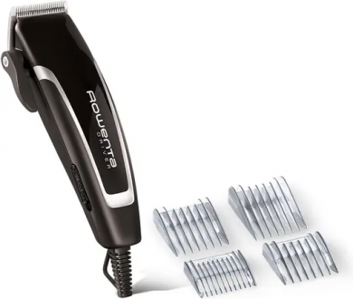  Rowenta Hair Trimmer | TN1603F0 | Corded | Black/Silver TN1603F0