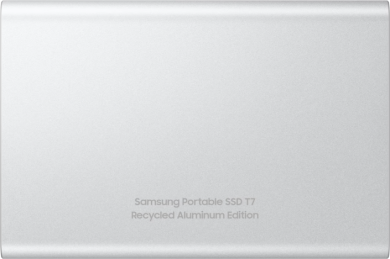 Samsung Samsung SSD | T7 Resurrected | 1000 GB | USB 3.2 Gen 2 (10 Gbps) | Silver MU-PD1T0G/WW