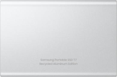Samsung Samsung SSD | T7 Resurrected | 2000 GB | USB 3.2 Gen 2 (10 Gbps) | Silver MU-PD2T0G/WW