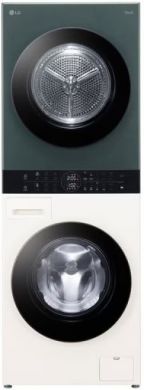 LG LG Washing machine with dryer | WT1210EGF | Energy efficiency class A/C | Front loading | Washing capacity 12 kg | 1400 RPM | Depth 66 cm | Width 60 cm | LED | Drying system | Drying capacity 10 kg | Steam function | Beige/Green WT1210EGF