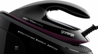 GORENJE Gorenje Ironing system | SGD3000BKV | 3000 W | 1.5 L | 8 bar | Auto power off | Vertical steam function | Calc-clean function | Black/Purple SGD3000BKV