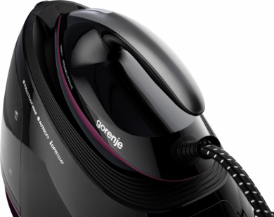 GORENJE Gorenje Ironing system | SGD3000BKV | 3000 W | 1.5 L | 8 bar | Auto power off | Vertical steam function | Calc-clean function | Black/Purple SGD3000BKV