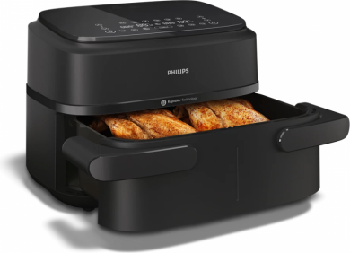 Philips Philips Airfryer Dual Basket | NA150/00 1000 Series | Power 2450 W | Capacity 7 L | RapidAir Plus | Black NA150/00