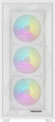 Genesis Genesis Gaming PC Case | Diaxid 605 ARGB | White | Midi Tower NPC-2173