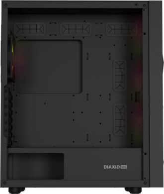 Genesis Genesis Gaming PC Case | Diaxid 605 ARGB | Black | Midi Tower NPC-2172