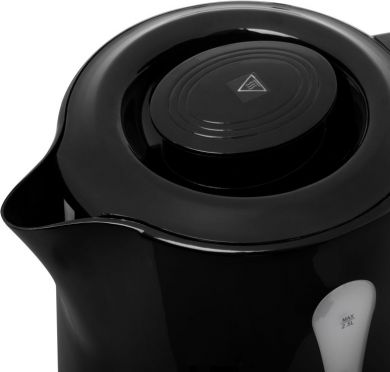 ADLER Adler Kettle | AD 1244 | Electric | 1850 W | 2.5 L | Plastic | 360&deg; rotational base | Black AD 1244B