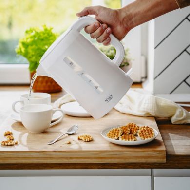 ADLER Adler Kettle | AD 1386 | Electric | 1850 W | 2.2 L | Plastic | 360&deg; rotational base | White AD 1386