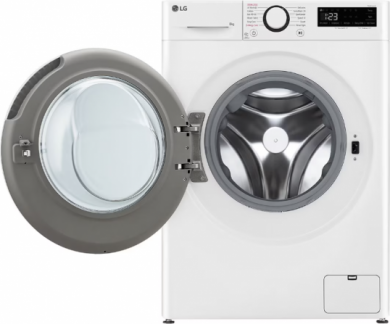 LG LG | Washing Machine | F2WR508S0W | Energy efficiency class A | Front loading | Washing capacity 8 kg | 1200 RPM | Depth 47.5 cm | Width 60 cm | LED | Steam function | Direct drive | White F2WR508S0W