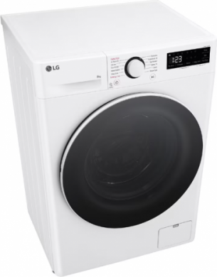LG LG | Washing Machine | F2WR508S0W | Energy efficiency class A | Front loading | Washing capacity 8 kg | 1200 RPM | Depth 47.5 cm | Width 60 cm | LED | Steam function | Direct drive | White F2WR508S0W