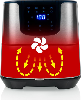  Princess | Digital Aerofryer Deluxe XXL | 182060 | Power 1700 W | Capacity 5.5 L | Black/Stainless Steel 182060