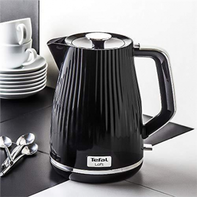 Tefal TEFAL | Kettle | KO250830 | Electric | 2400 W | 1.7 L | Plastic | 360&deg; rotational base | Black KO250830
