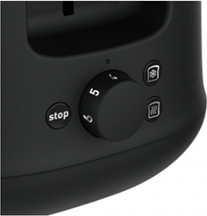 Tefal TEFAL | Toaster | TT340830 | Number of slots 2 | Housing material Stainless steel | Stainless Steel/Black TT340830