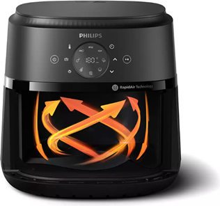 Philips Philips Airfryer | NA231/00 | Power 1700 W | Capacity 6.2 L | Black/Silver NA231/00