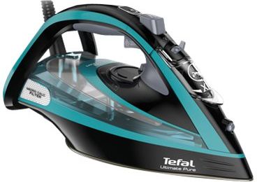 Tefal TEFAL | Ultimate Pure FV9844E0 | Steam Iron | 3200 W | Water tank capacity 350 ml | Continuous steam 60 g/min | Steam boost performance 250 g/min | Blue/Black FV9844E0