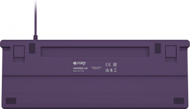Fury Fury | Kanabo K2 | Gaming Keyboard | Wired | US | Gray/Purple | USB Type-A | Linear NFU-2350