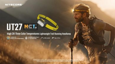 NITECORE HEADLAMP UT SERIES 800LUMENS/UT27 MCT NITECORE UT27 MCT | Elektrika.lv