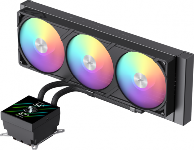  Gamemax CPU Liquid Cooler | GLACIER 360 LCD BK | Black GLACIER 360 LCD BK