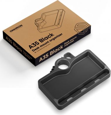  DESK MOUNT ACC ORGANIZER/BLACK A35-B ONKRON A35-B | Elektrika.lv