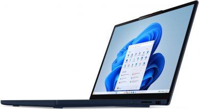 Lenovo Notebook LENOVO IdeaPad Slim 3 15AHP10 CPU AMD RyzenT 7 8840HS 3.3 GHz 15.3 " 1920 x 1200 pixels RAM 16 GB DDR5-SDRAM SSD 512 GB Discrete graphics Not available On-board graphics Yes Numeric keypad Yes Colour Blue Weight 1.63 kg 5600 MHz 83KA003VRM 83KA003VRM | Elektrika.lv