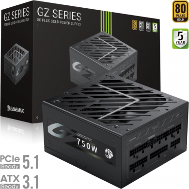  Gamemax PSU | GZ 750G | 750 W | Gold | Full Modular GZ 750G
