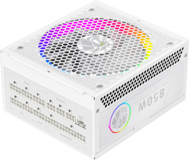  Gamemax PSU | RGB 850G WH | 850 W | Gold | White | Full Modular RGB 850G WH
