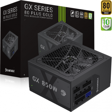  Gamemax PSU | GX 850GF | 850 W | Gold | Full Modular GX 850GF