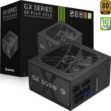  Gamemax PSU | GX 650GF | 650 W | Gold | Full Modular GX 650GF