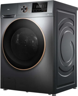 TCL TCL Washing machine with dryer | CP1012SA0 | Energy efficiency class A/E | Front loading | Washing capacity 10 kg | 1200 RPM | Depth 63 cm | Width 60 cm | Display | LED | Drying system | Drying capacity 6 kg | Steam function CP1012SA0