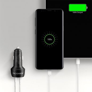 AXAGON MOBILE CHARGER CAR USB 2PORT/48W PWC-PQ48 AXAGON PWC-PQ48 | Elektrika.lv
