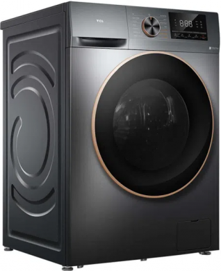 TCL TCL Washing machine with dryer | CP1012SA0 | Energy efficiency class A/E | Front loading | Washing capacity 10 kg | 1200 RPM | Depth 63 cm | Width 60 cm | Display | LED | Drying system | Drying capacity 6 kg | Steam function CP1012SA0