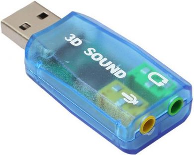 Gembird SOUND CARD USB EXT. VIRTUS/SC-USB-02 GEMBIRD SC-USB-02 | Elektrika.lv