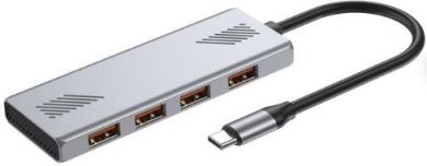Gembird I/O HUB USB-C 4PORT/UHB-CM-U310-A4-01 GEMBIRD UHB-CM-U310-A4-01 | Elektrika.lv